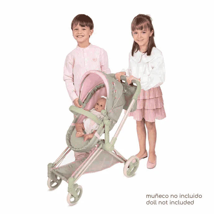 Muñecas Y Peluches De Cuevas Toys Botanic Coche De Muñeca 3X1 Plegable 50 multicolor para niños