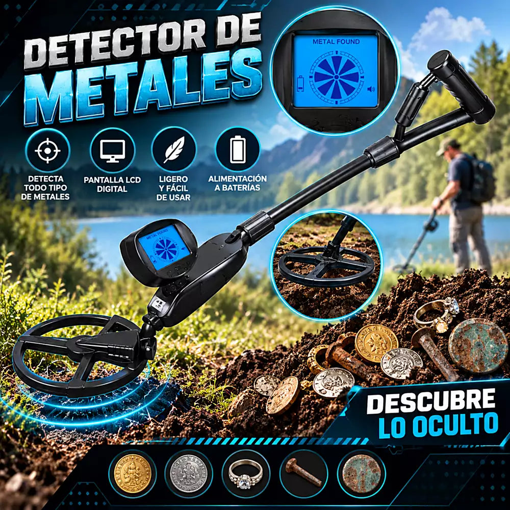 Aire Libre Toy Planet Detector De Metales Lcd Y Mov Busqueda. negro para niños