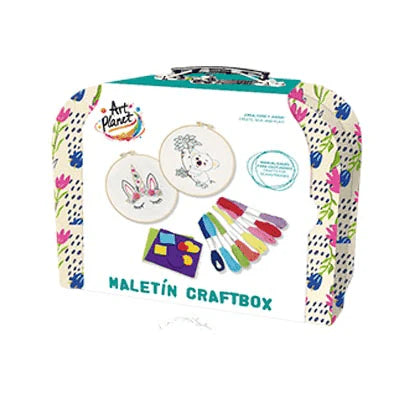 Construcciones Y Puzzles Toy Planet Maletin Craftbox multicolor para niños