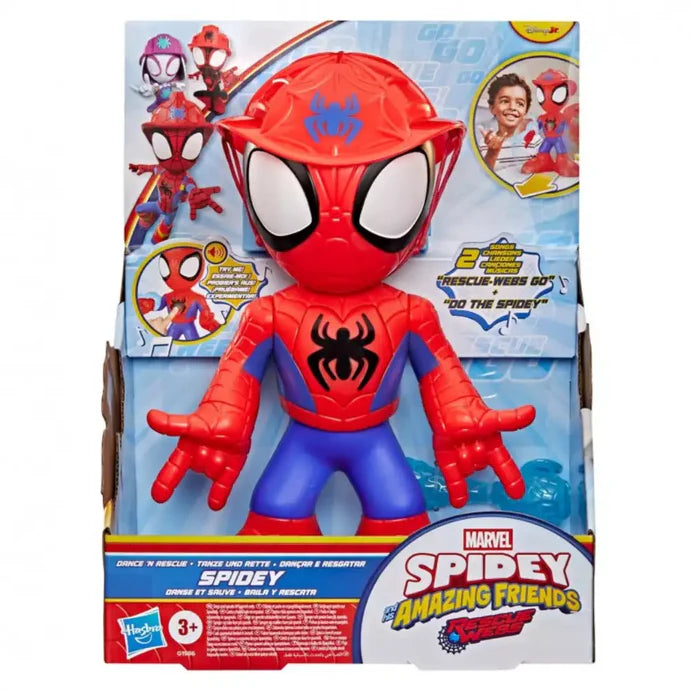 Figuras Y Minimundos Hasbro Spidey Rescuewebs Spidey Electronico rojo para niños