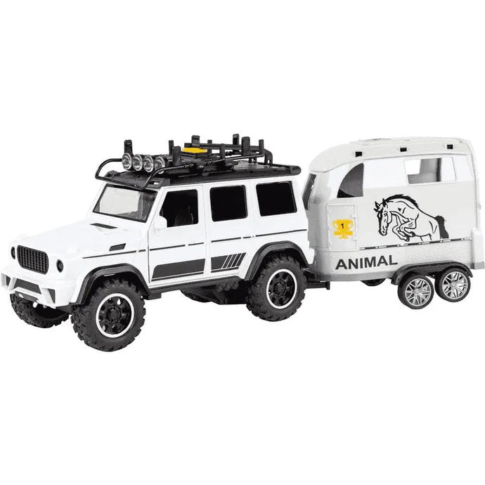 Vehículos Y Radiocontrol Toy Planet 4X4 Transporte De Caballo E1:14 Lys multicolor para niños