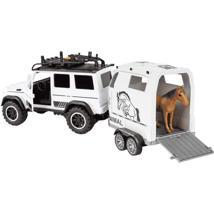 Vehículos Y Radiocontrol Toy Planet 4X4 Transporte De Caballo E1:14 Lys multicolor para niños