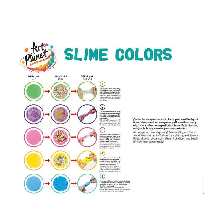 Construcciones Y Puzzles Toy Planet 5 En 1 Slim Mix It multicolor para niños