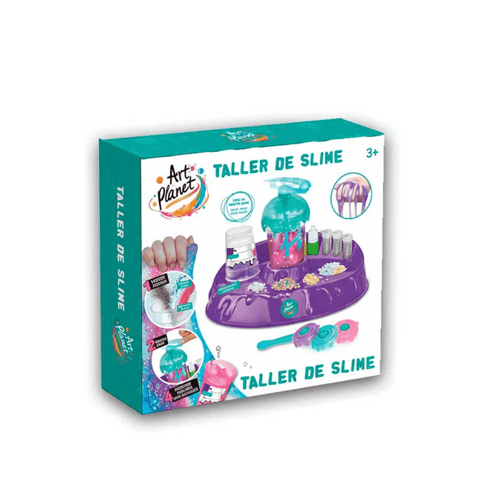 Construcciones Y Puzzles Toy Planet Factoria De Slime varios colores para niños
