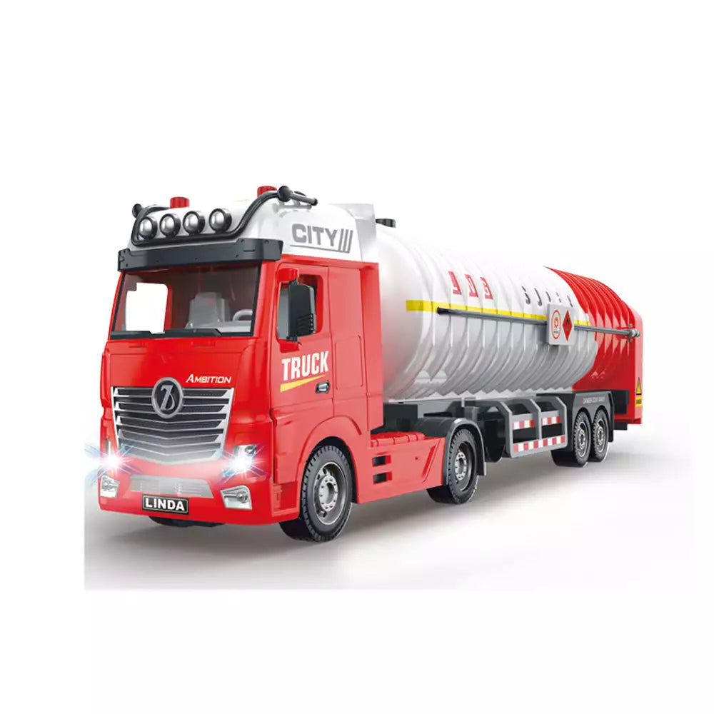 Vehículos Y Radiocontrol Toy Planet Motor Planet - Camión Cisterna rojo para niños