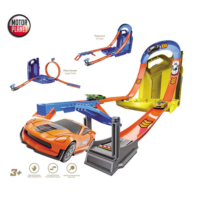 Otros Toy Planet Pista Bidón Portátil multicolor para niños