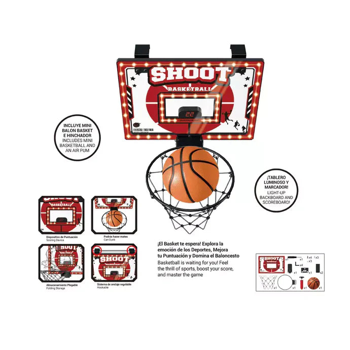 Aire Libre Toy Planet Canasta Puerta Led multicolor para niños