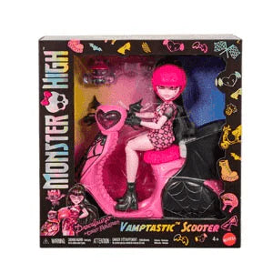 Muñecas Y Peluches Mattel Games Monster High Draculaura Y Su Scooter multicolor para niños