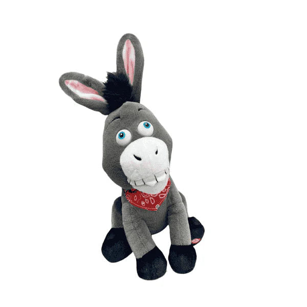 Muñecas Y Peluches Toy Planet Burrito Sabanero gris-negro para niños