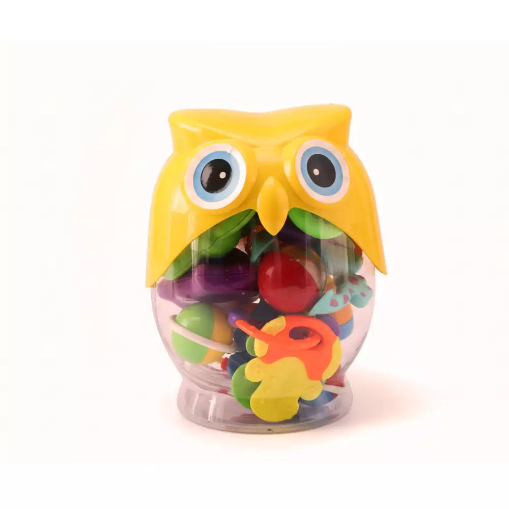 Otros Toy Planet Buhito Sonajero 9Cs multicolor para bebe