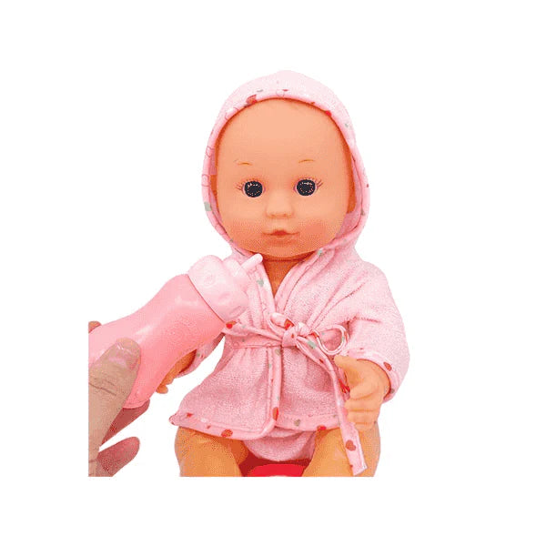 Muñecas Y Peluches Toy Planet Bebe Bañerita En Caja rosa para niños