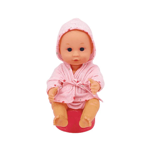 Muñecas Y Peluches Toy Planet Bebe Bañerita En Caja rosa para niños