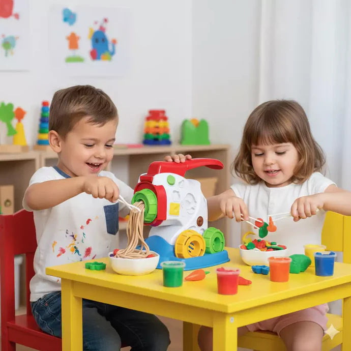 Construcciones Y Puzzles Toy Planet Plastinoodles varios colores para niños