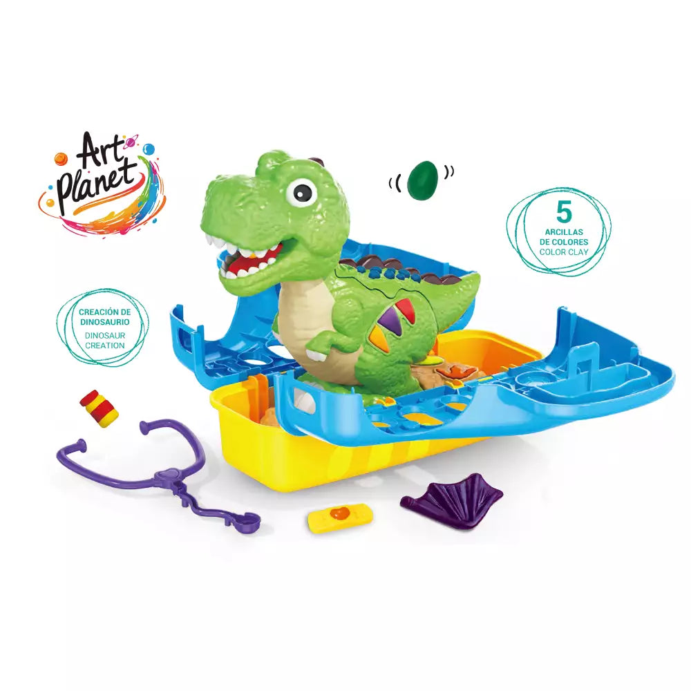 Construcciones Y Puzzles Toy Planet Plastidino Platilina multicolor para niños