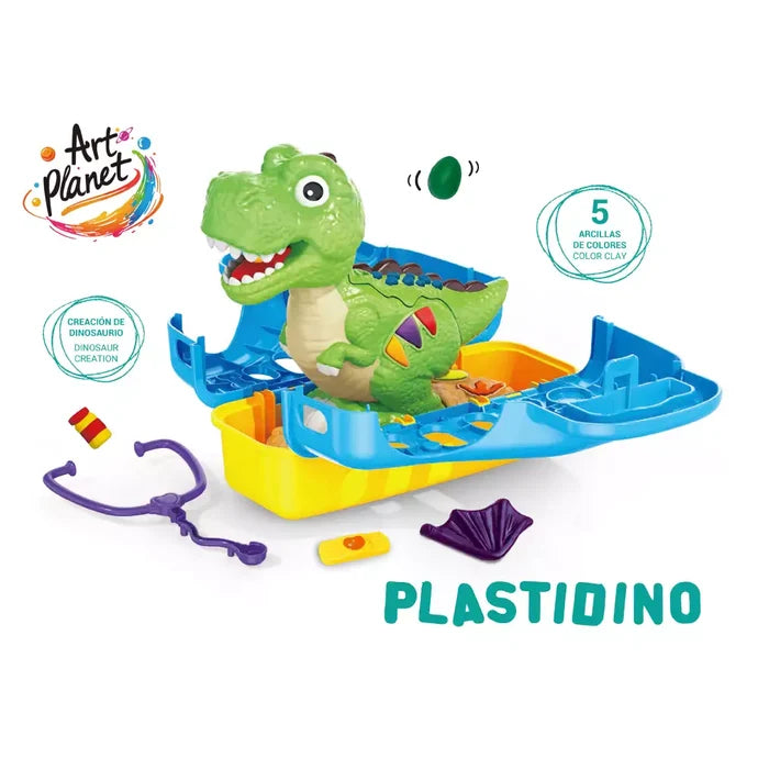 Construcciones Y Puzzles Toy Planet Plastidino Platilina multicolor para niños