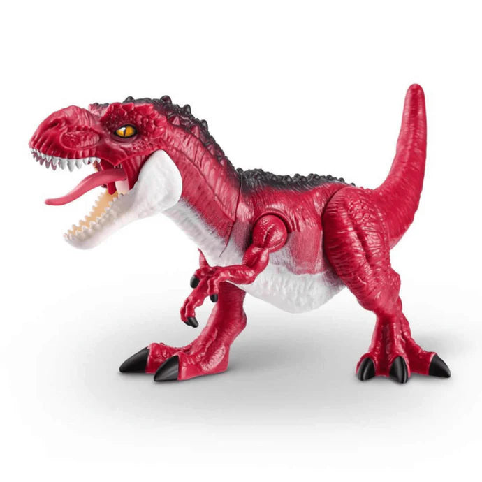 Figuras Y Minimundos Toy Planet Zuru Robo Alive - Dino Action T-Rex Con Sonidos rojo para niños