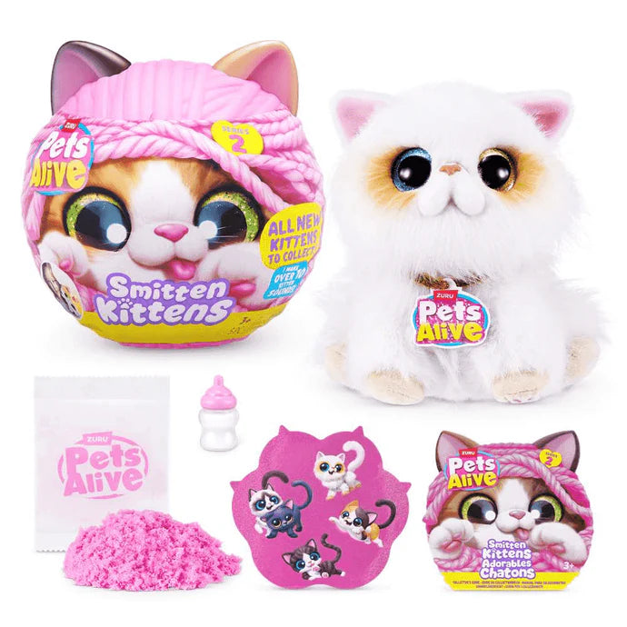 Muñecas Y Peluches Zuru Pets Alive-Smitten Kittens-Series 2 multicolor para niños
