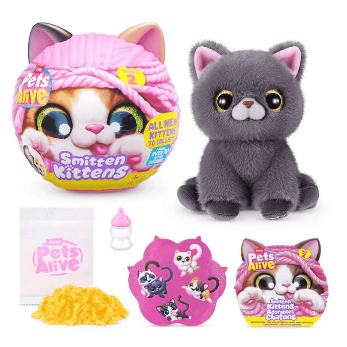 Muñecas Y Peluches Zuru Pets Alive-Smitten Kittens-Series 2 multicolor para niños