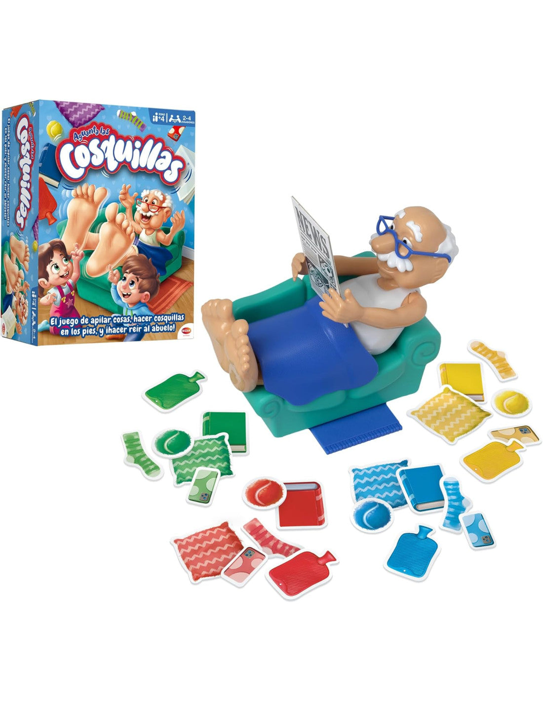 Juegos De Mesa Bizak Aguanta Las Cosquillas multicolor para niños