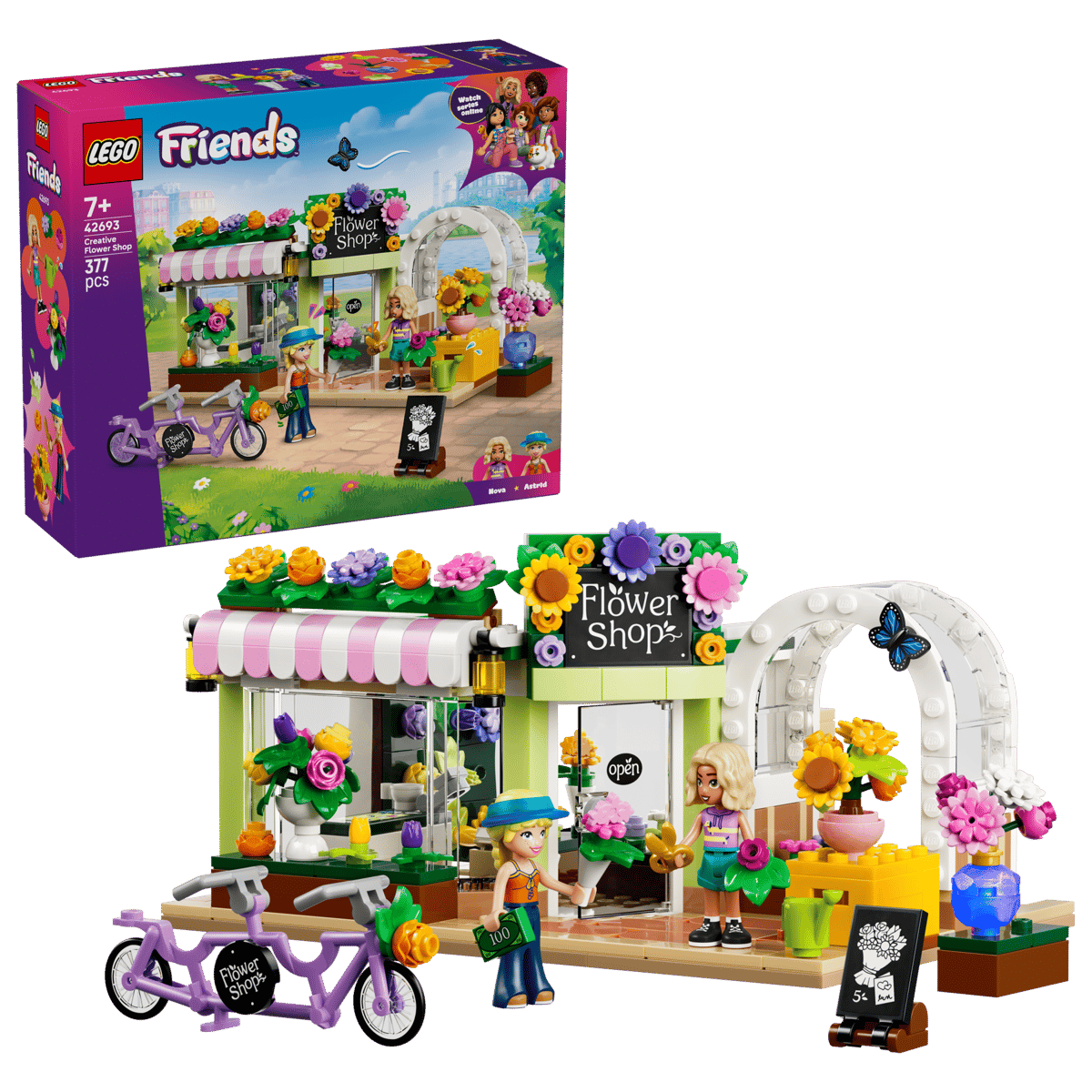 Construcciones Y Puzzles Lego Floristeria Creativa multicolor para niños