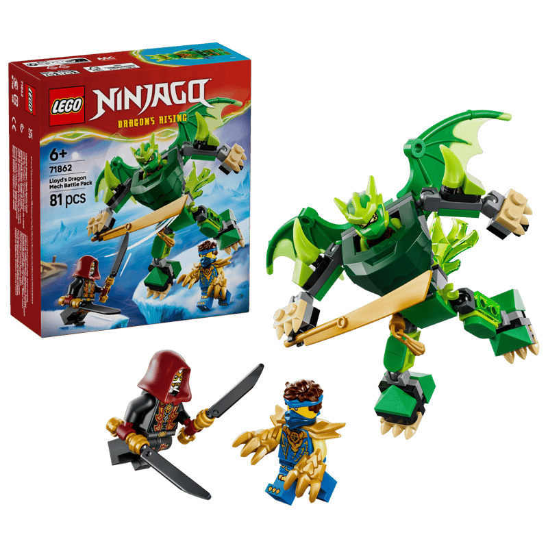 Construcciones Y Puzzles Lego Lego Ninjago - Pack De Combate Meca Dragón De Lloyd multicolor para niños