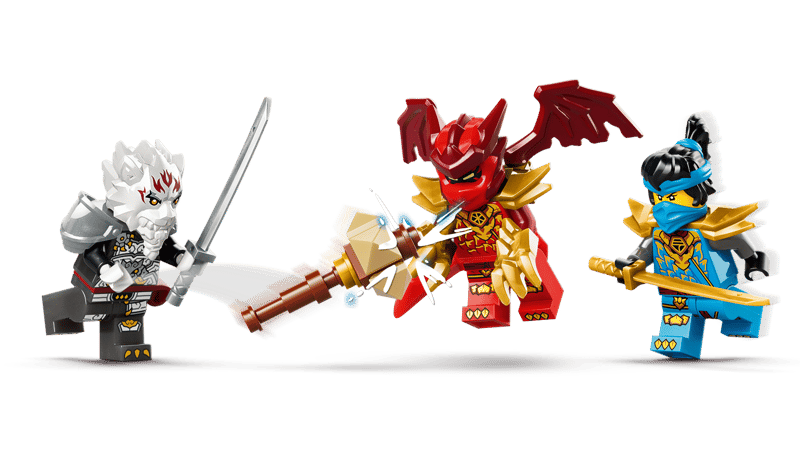 Construcciones Y Puzzles Lego Lego Ninjago - Zilvar Y Bestia Dragón Grimtack multicolor para niños