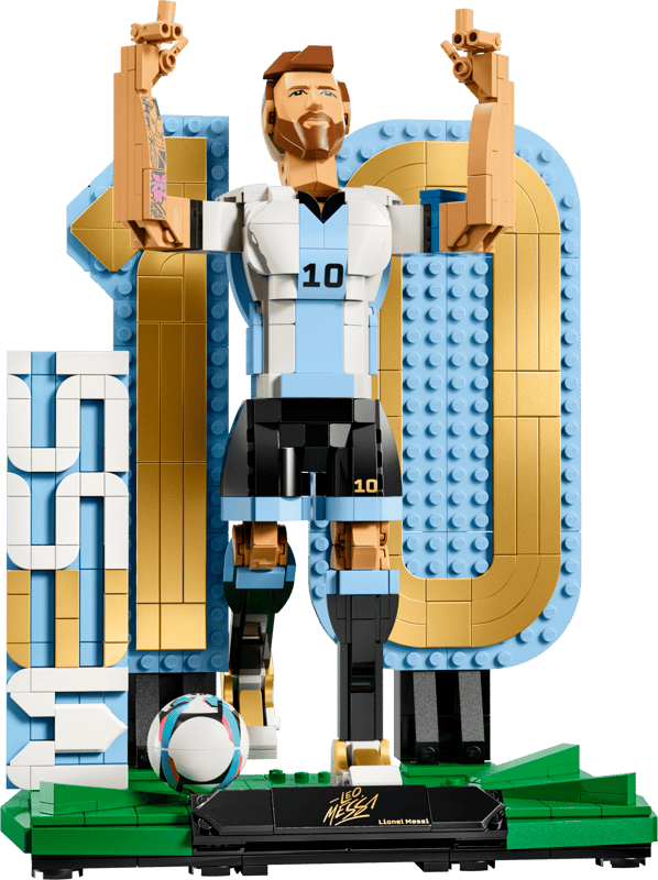 Construcciones Y Puzzles Lego Lionel Messi: Leyenda Del Fútbol multicolor para niños
