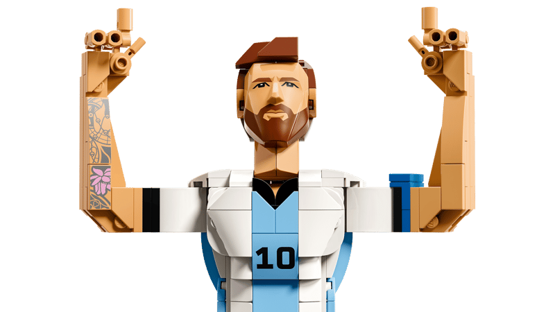 Construcciones Y Puzzles Lego Lionel Messi: Leyenda Del Fútbol multicolor para niños