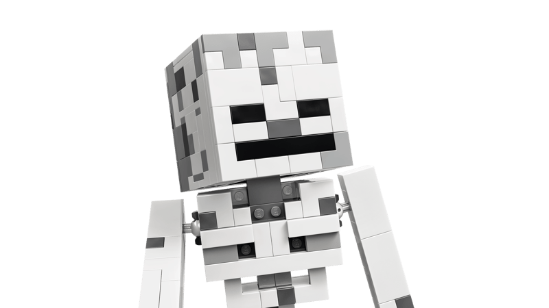 Construcciones Y Puzzles Lego Lego Minecraft - El Esqueleto multicolor para niños