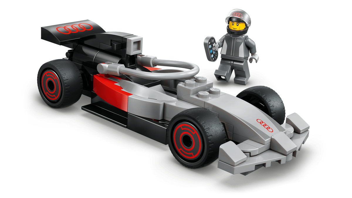 Construcciones Y Puzzles Lego Camión De Exposición De F1 Con Coche De multicolor para niños