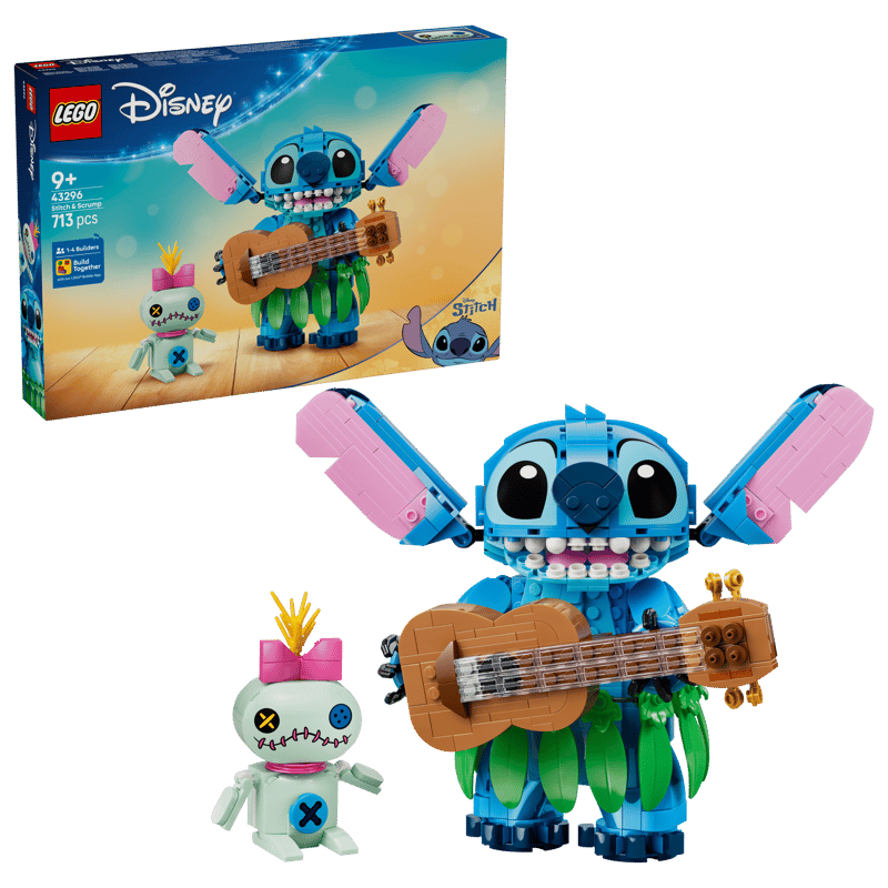 Construcciones Y Puzzles Lego Lego Disney Stitch - Stitch Y Scrump multicolor para niños
