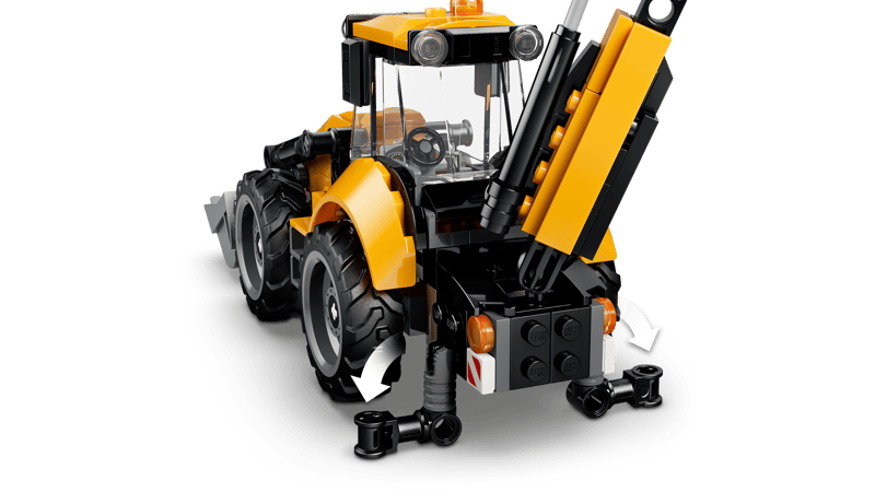 Construcciones Y Puzzles Lego Lego City - Cargadora Retroexcavadora Amarilla multicolor para niños