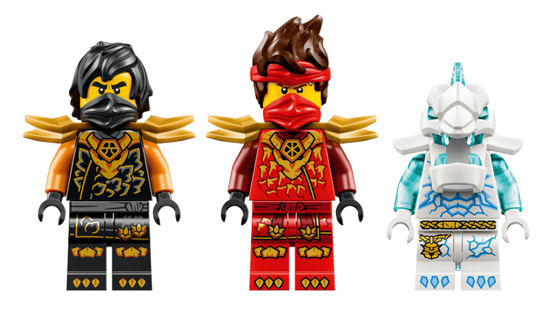 Construcciones Y Puzzles Lego Lego Ninjago - Vehículos Combinables De Kai Y Cole multicolor para niños
