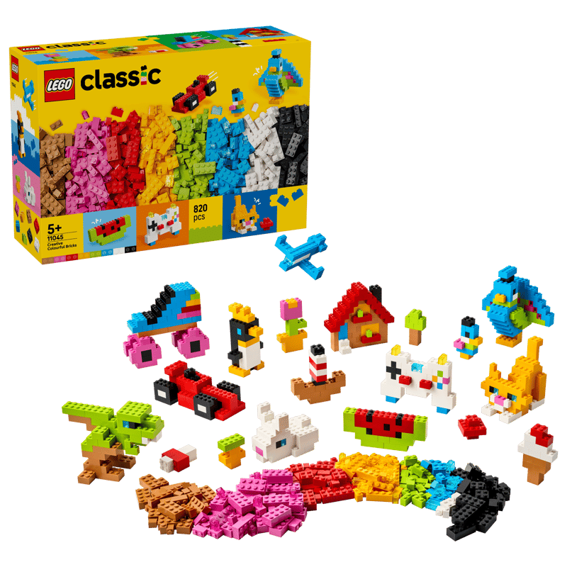 Construcciones Y Puzzles Lego Lego Classic - Ladrillos Creativos A Todo Color 820 Piezas multicolor para niños