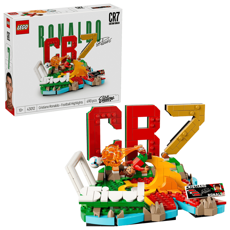 Construcciones Y Puzzles Lego Cristiano Ronaldo: Fenómenos Del Fútbol multicolor para niños