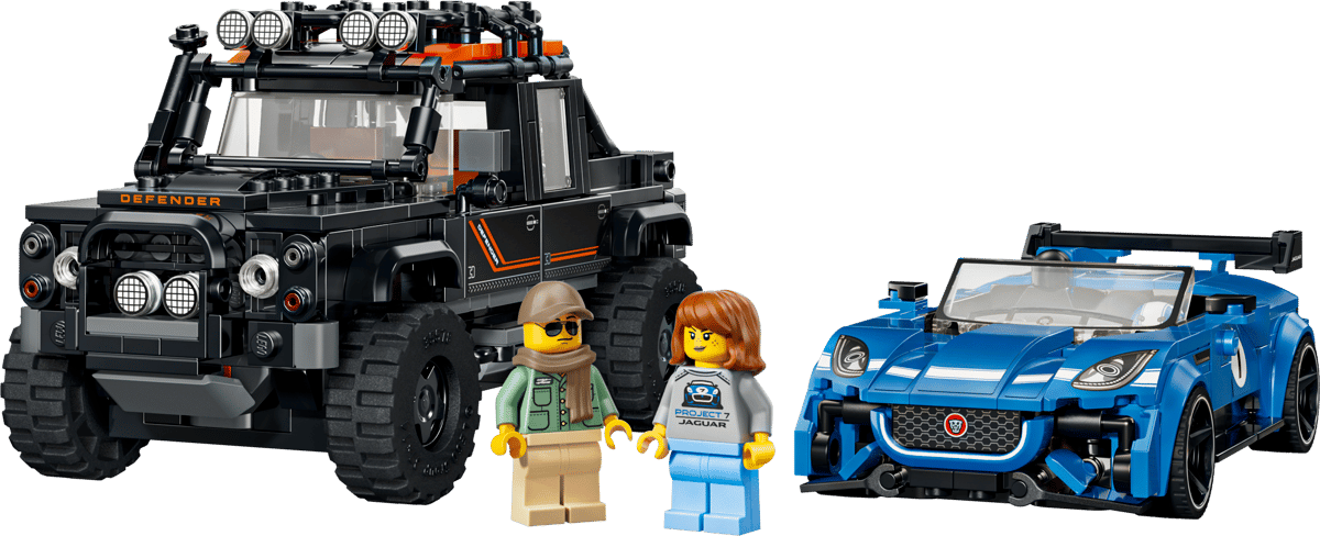 Construcciones Y Puzzles Lego Jaguar Project 7 Y Land Rover Defender multicolor para niños