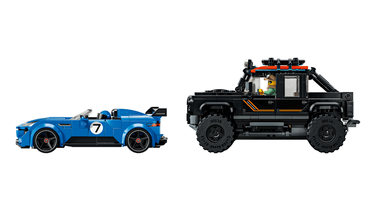 Construcciones Y Puzzles Lego Jaguar Project 7 Y Land Rover Defender multicolor para niños