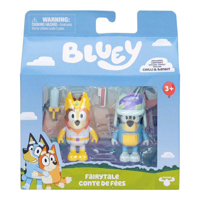 Figuras Y Minimundos Famosa Bluey - Pack 2 Figuras Modelos Surtidos multicolor para niños