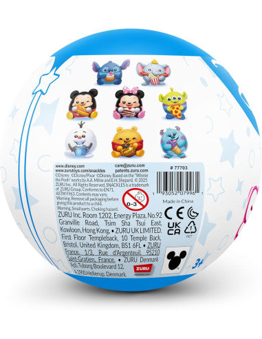 Muñecas Y Peluches Zuru Snackles S1 Disney Licensed Capsule 5" multicolor para niños