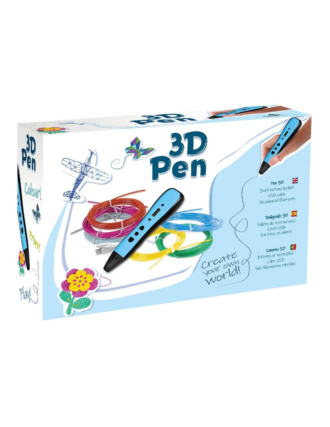 Otros Science4You Pen 3D Blue multicolor para unisex