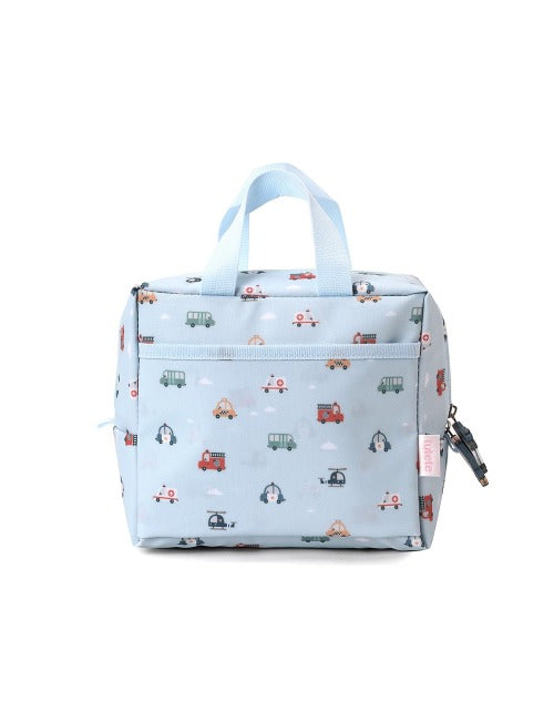 Para Comer Tutete Bolsa Merienda Térmica City Cars azul para niños