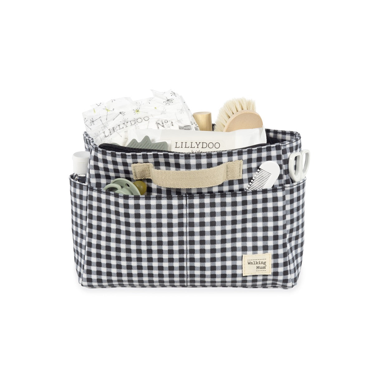 Paseo Walking Mum Neceser I Love Vichy Negro negro para bebe