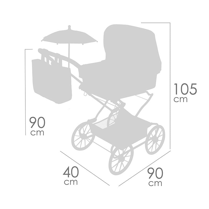 Muñecas Y Peluches De Cuevas Toys Coche Rebon Grande Con Sombrilla multicolor para niños