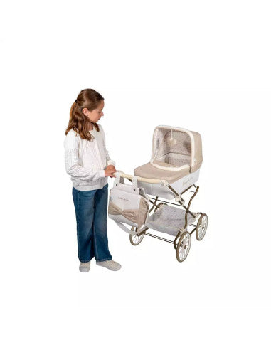 Muñecas Y Peluches Muñecas Arias Coche Capota Reborn Paris Con Bolso beige para niños