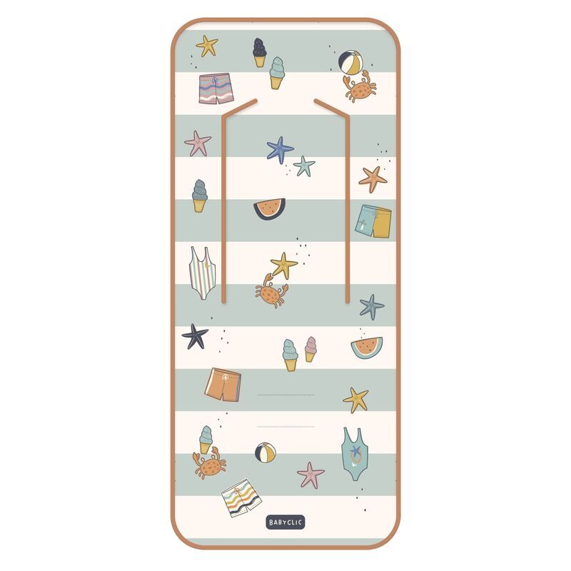 Paseo Babyclic Colchoneta Recta Capri La Plage multicolor para bebe
