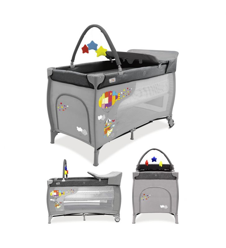 En Casa Asalvo 16522-Gris multicolor para mundo bebé