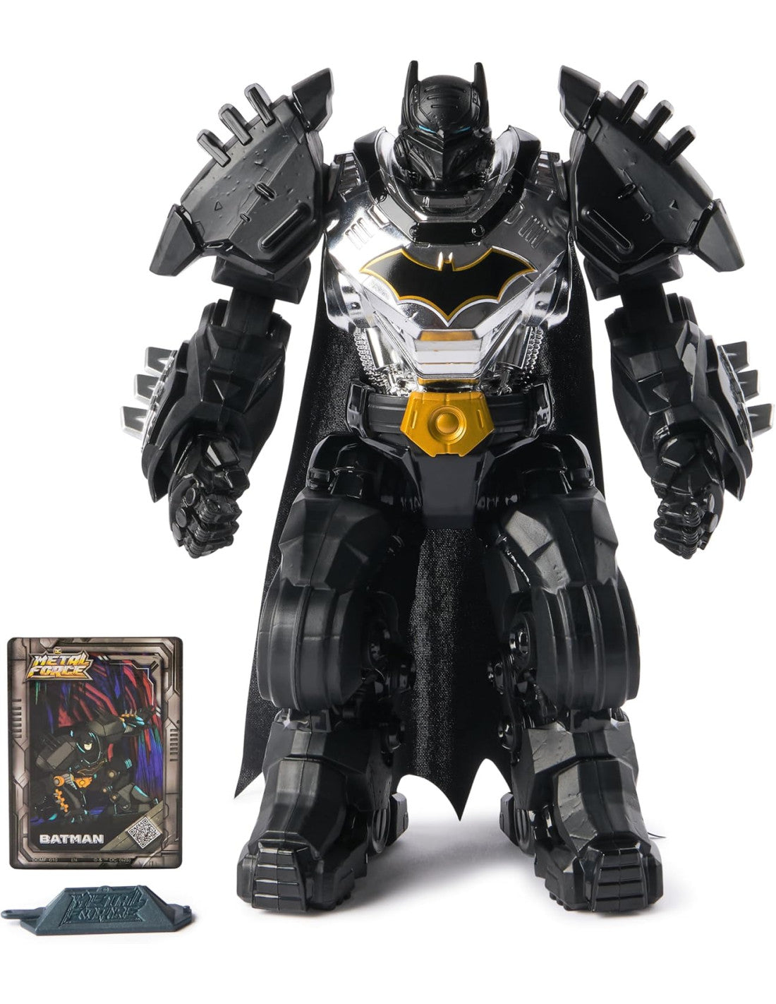 Figuras Y Minimundos Spin Master Dc Metal Force - Figura De Acción Batman 30 Cm negro para niños