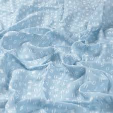 Paseo Tous Muselina Bambú 120X120 Cm Muse 2206 Azul azul para bebe