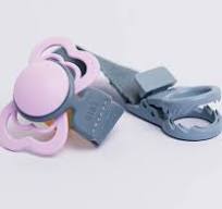 Lactancia Bibs Chupetero Bibs Loop Clip Petrol azul para bebe