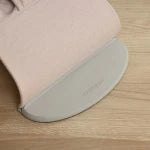 En Casa Babybjorn Hamaca Bliss Tejido Woven Chasis Gris Claro Light Pink Tejido Melange rosa para bebe